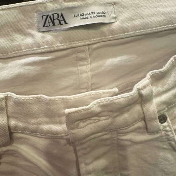 Zara White Pants - 32 x 34 - Picture 3 of 3